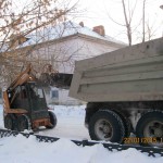 Уборка снега ул. Мира